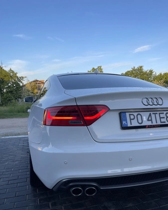 Audi A5 cena 63900 przebieg: 264386, rok produkcji 2015 z Poznań małe 211